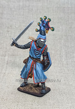 Миниатюра из олова Рыцарь-миннизингер, 54 мм, Студия Большой полк - фото