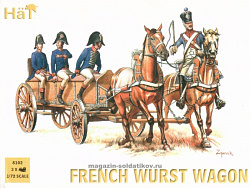 Солдатики из пластика Nap. French Wurst Wagon (1:72), Hat (8102) (8102)