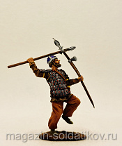 Миниатюра из олова Шведцкий ополченец XII-XIIIвв., 54 мм, Большой полк - фото