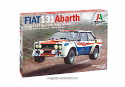 Сборная модель из пластика ИТ Автомобиль Fiat 131 Abarth (1/24) Italeri