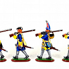 Р003(54-004) Пехота Карла XII в походе, Северная война 1700-1721 (набор в росписи), Большой полк