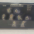Солдатики из пластика U.S.Marines WWII (1/72) Mars (72140) (72140)