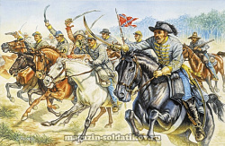 Солдатики из пластика ИТ Солдатики Confederate Cavalry (American Civil War) (1/72) Italeri