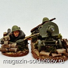 Пулеметный расчет с пулеметом максим 1943-45 гг., 54 мм, Студия Большой полк (ИЛ0207.14.01.54) (ИЛ0207.14.01.54)