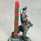 Миниатюра из олова Пограничник с собакой, 75 мм, Студия Большой полк (ИЛ2460.16.01.75) (ИЛ2460.16.01.75)