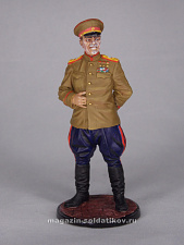 Миниатюра в росписи Маршал Советского Союза Г.К. Жуков, 1945 г., 1:32, Сибирский партизан - фото