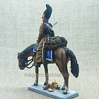 Миниатюра из олова Русский кирасир Глуховского полка 1812-15 гг, Ро, 54 мм, Студия Большой полк (ИЛ1162.12.02.54) (ИЛ1162.12.02.54)