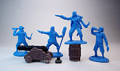 Солдатики из пластика Пираты «Бутылка Рома» (голубой цвет), 1:32 Хобби Бункер - фото