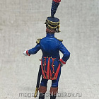 Миниатюра из олова Офицер гвардейской пехоты, Франция 1812 г., 54 мм (ИЛ2345.12.03.54) (ИЛ2345.12.03.54)