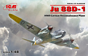 Сборная модель из пластика Ju 88D-1, Германский самолет-разведчик ІІ МВ (1/48) ICM - фото
