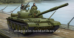 Сборная модель из пластика Танк Т-62 мод.1975(мод.1972+КТД2) (1:35) Трумпетер (01552) (01552)