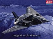 Сборная модель из пластика Самолет F-117A «Стелз» 1:48 Академия - фото