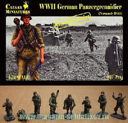 Немецкие панцергренадеры, Нормандия 1944 г. (1/72) Caesar Miniatures