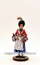 Миниатюра из олова Французская маркитантка, 1802-15 гг., Студия Большой полк - фото