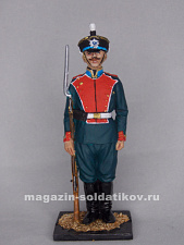 Миниатюра в росписи Унтер-офицер Лейб гвардии Егерского полка, Россия 1914г., 1:32, Сибирский партизан - фото