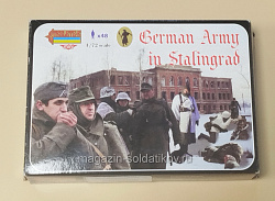 Солдатики из пластика Q600-570 Немецкая армия. Сталинград (1/72) Strelets -1/2 набора! (М093) (М093)