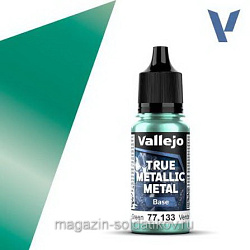 True Metallic Metal Жук зеленый Vallejo (77133) (77133)