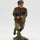 Миниатюра в росписи Ефрейтор РККА с ППС, 1944-1945 гг., 54 мм (НФ0188.14.01.54) (НФ0188.14.01.54)