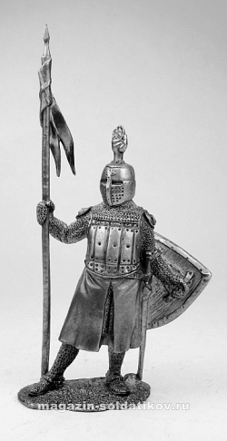 Комтур Тевтонского ордена, 13 век., 54 мм, Солдатики Публия