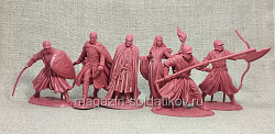 Солдатики из мягкого резиноподобного пластика Баратеоны, набор 6 шт, 1/32 Soldiers. Есть