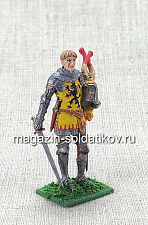 Западно-европейский рыцарь, XIV в. , 54 мм - фото