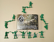 Солдатики из пластика Набор солдатиков №48 «Русская армия 1700-1721 (зелёный, 12 шт)» 1/32 Инженеръ Басевичъ - фото