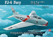 Сборная модель из пластика Самолет «FJ-4 Fury» (1/48) Hobbyboss - фото