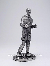 Миниатюра из олова 313 РТ Фельдкуратор Кац., 54 мм, Ратник - фото
