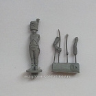 Сборная миниатюра из смолы Офицер карабинерской роты легкой пехоты, стоящий, Франция, 28 мм, Аванпост