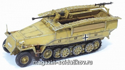 Масштабная модель в сборе и окраске Д Бронетранспортер Sd.Kfz.251/7 Ausf.D w/2.8cm sPzB 41 AT Gun, Pz.Lehr Div. South.Norman(1/72) (60306) (60306)