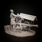 Сборная миниатюра из смолы Серпентина, Франция, 1470 год, 54 мм, TRILOKA miniatures (TLK-54-031) (TLK-54-031)