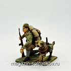 Боец-вожатый РККА 1941-43 гг., 54 мм, Студия Большой полк (ИЛ0233.14.01.54) (ИЛ0233.14.01.54)