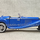 Mercedes-Benz 500K Roadster (голубой металлик) 1/36 Китай (700-197) (700-197)