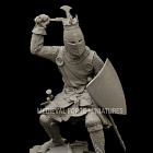 Сборная миниатюра из смолы Robert Bruce, King of Scotland 75 mm, 1:24 Medieval Forge Miniatures (C-75-025) (C-75-025)