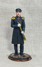 Миниатюра из олова Адмирал П.С. Нахимов, 1855 г., 90 мм, Студия Большой полк - фото