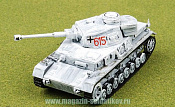 Масштабная модель в сборе и окраске Танк PANZER IV AUSF.G LAH, Charkov, 1943, Panzerstahl - фото