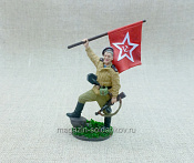 Краснофлотец морской пехоты с гюйсом 54 мм - фото