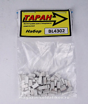 Кирпичи белые (силикатные), набор 100 шт, 1:43, Таран - фото