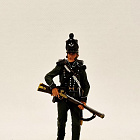 Миниатюра из олова Рядовой 95-го стрелкового полка. Великобритания, 1810-15, 54 мм, Студия Большой полк