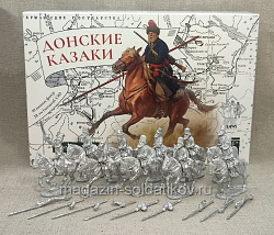 Донские казаки, 1799 г. (10 конных фигур) 28 мм АРЕС (RA-48) (RA-48)