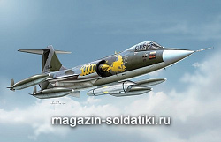 Сборная модель из пластика ИТ Самолет F-104G STARFIGHTER 1/72 Italeri