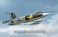 Сборная модель из пластика ИТ Самолет F-104G STARFIGHTER 1/72 Italeri (1296) (1296)
