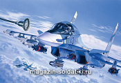 Сборная модель из пластика ИТ Самолет Sukhoi SU - 34 (1/72) Italeri - фото