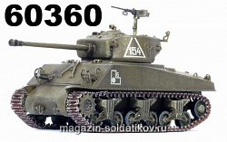 Масштабная модель в сборе и окраске Д Танк М4А2(76) W Red Army 2nd Tank Army, Berlin 1945 (1/72) Dragon (60360) (60360)