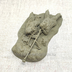 Солдатики из пластика Бронебойщики РККА.Зима. (1:32) Plastic Platoon (PP072) (PP072)