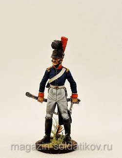 Миниатюра из олова Рядовой 6-го кавалерийского полка. Португалия, 1806-10 гг, Студия Большой полк