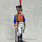 Офицер морской пехоты, Неаполь 1809-12 гг., 54 мм, Студия Большой полк (ИЛ2493.12.18.54) (ИЛ2493.12.18.54)
