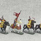 Солдатики из пластика Монгольская кавалерия - набор 6 шт., Звезда (566-098) (566-098)