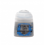 Сборные фигуры из пластика 22-50 Paint Pot: Administratium Grey, краска 12 мл - фото