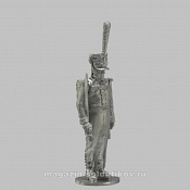Сборная миниатюра из металла Обер-офицер гренадёрского полка 1808-1812 гг, 28 мм, Аванпост - фото